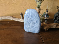 Blue Calcite - standing #1