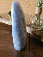 Blue Calcite - standing #1