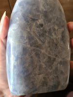 Blue Calcite - standing #1