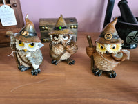 Owl Wizard figurines - each