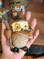 Owl Wizard figurines - each