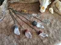 Handmade Chunky Quartz Pendulums