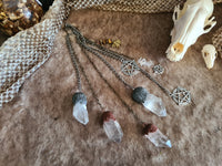 Handmade Chunky Quartz Pendulums