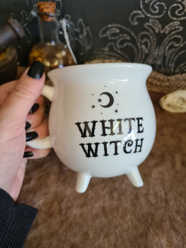 White Witch Cauldron Mug