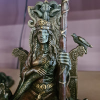 Hel Norse Goddess ~ bronze statue