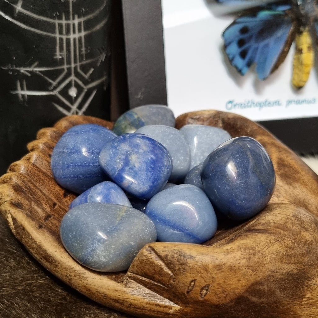 Blue Quartz - Tumbled Stones