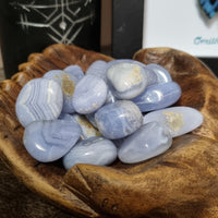 Blue Lace Agate - Tumbled Stones