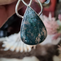 Moss Agate Pendant #01