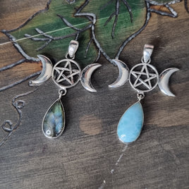 Triple Moon Pendant