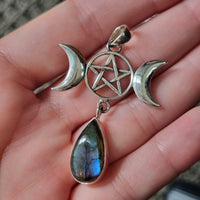 Triple Moon Pendant