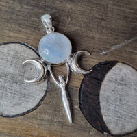 Moonstone Goddess Pendant