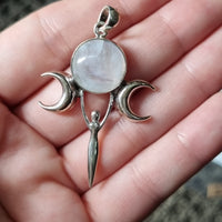 Moonstone Goddess Pendant