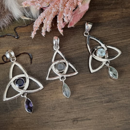 Triquetra Drop Pendant