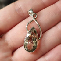 Green Amethyst Pendant #01