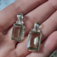 Green Amethyst Pendant #02