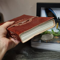 Leather Journal with Stone