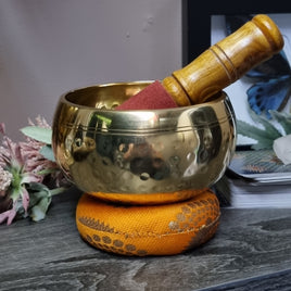 Hammered Brass Singing Bowl 10cm