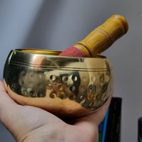 Hammered Brass Singing Bowl 10cm