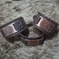 Nordic Leather Wristband