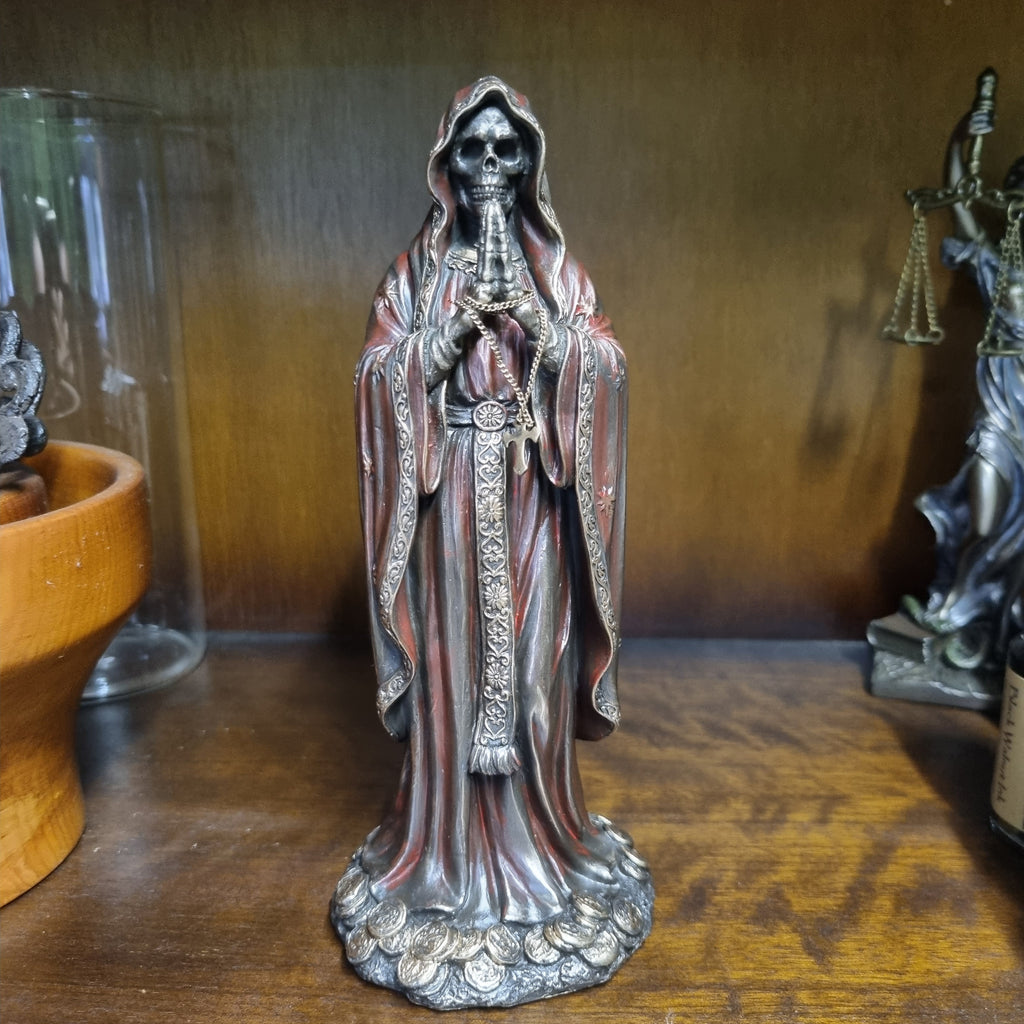Santa Muerte Prayer Statue Lylliths Emporium santa-muerte-prayer-statue-lylliths-emporium