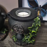 Cauldron Tea Light Holder