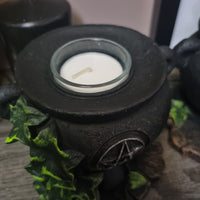 Cauldron Tea Light Holder