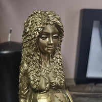 Mother Earth Figurine - Gold