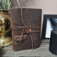 Leather Journal with Key