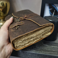 Leather Journal with Key