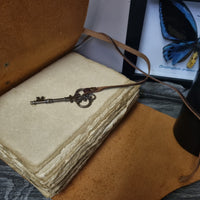 Leather Journal with Key