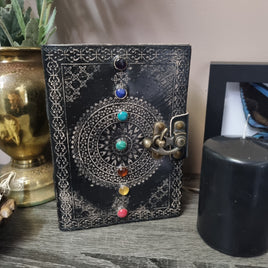 Chakra Leather Journal