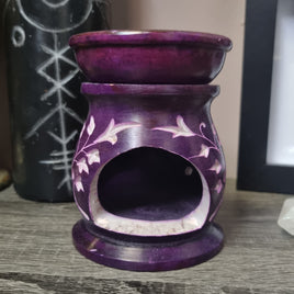 Purple Soapstone Oil Burner