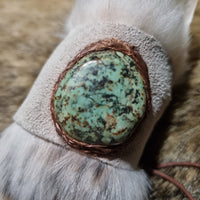 Large Antler Wand with Turquoise