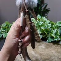 Large Antler Wand with Turquoise