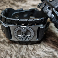 Nordic Leather Wristband