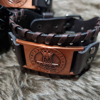 Nordic Leather Wristband