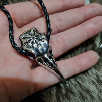 Raven pendant - cord