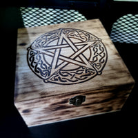 Pentagram Wooden Box