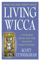 Living Wicca, Scott Cunningham -  Lylliths Emporium, wicca pagan witchcraft spiritual supplies Australia