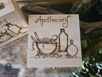 Apothecary Wooden Chest