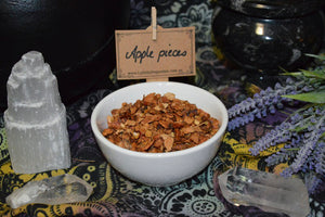 organic dried apple pieces - love spells