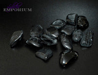 Black Tourmaline, gemstones, tumble stones, crystals -  Lylliths Emporium, wicca pagan witchcraft spiritual supplies Australia