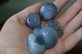 Blue Chalcedony - Tumbled Stones