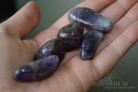 Chevron Amethyst - tumbled