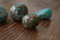 Chrysocolla tumbled stones