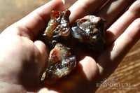 Fire Agate - tumbled stones