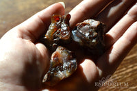 Fire Agate - tumbled stones