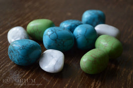 Howlite - White, Blue or Green