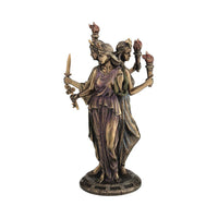 Hekate triple form ~ bronze statue