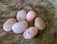 Morganite - tumbled stone